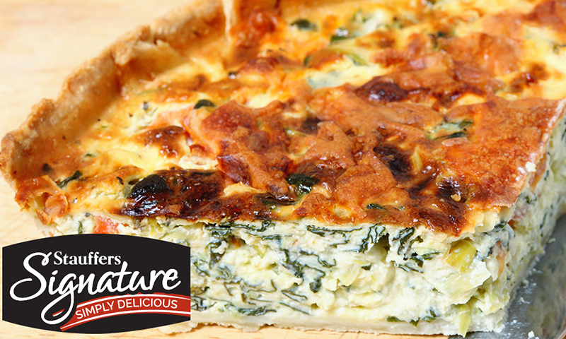 signature quiche piece