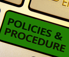 Policies & Procedure button