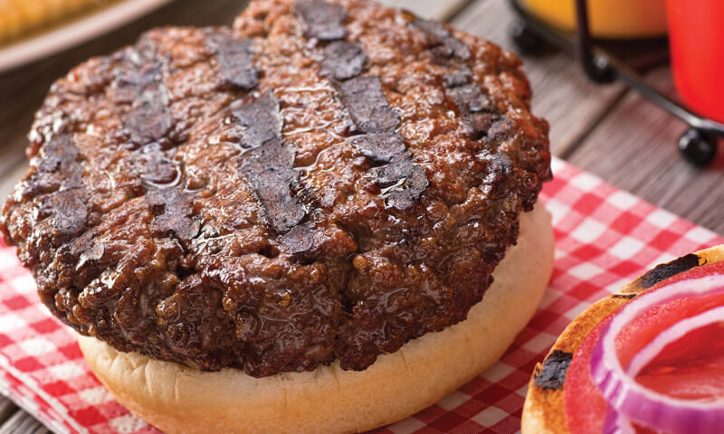 Burger on the Grill