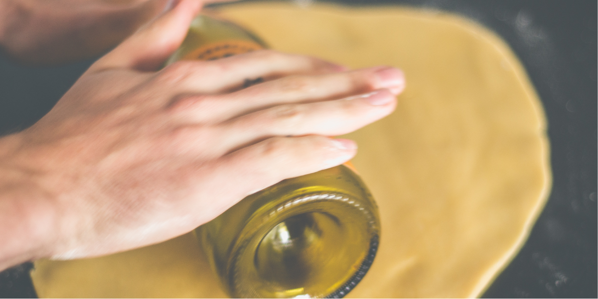 Makeshift rolling pin