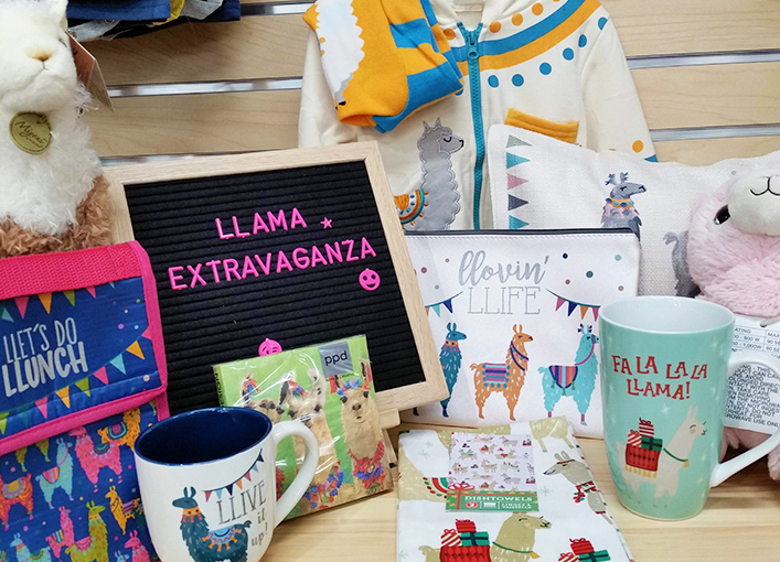 llama decor items