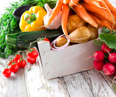 box of produce