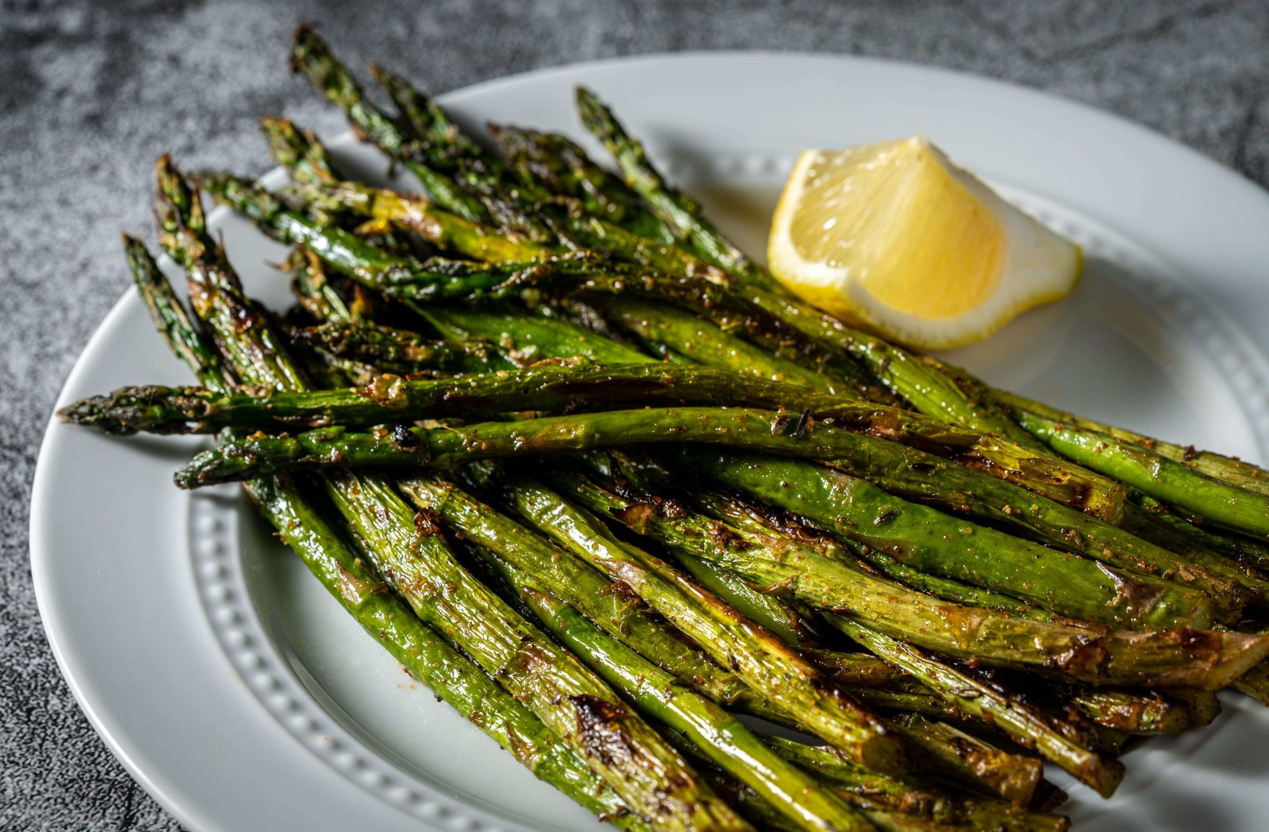 Grilled asparagus