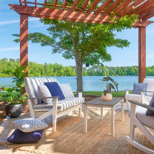 Coastal style patio set